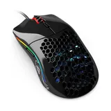 Компьютерная мышь, Glorious, Model O-, GOM-GBLACK, Игровая, Оптическая, Проводная, Pixart PMW-3360 Sensor, 12000 DPI, 250+ IPS, 50G, 1000 Hz, RGB, 6 кнопок, Длина провода 2м, Глянцевый черный