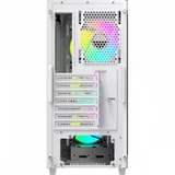 Корпус Ocypus Gamma C60 WH ARGB ATX/mATX/ITX 3xUSB Белый, Предустановленно 4x120мм ARGB Fans, Gamma-C60-WHG400XX-GL
