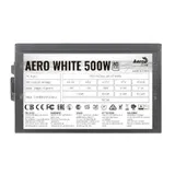 БП ATX 550W AeroCool Aero White 550, Plus, 20+4/20+4+8/24+4/24+8, 12cm, 1x6+2p PCI-E