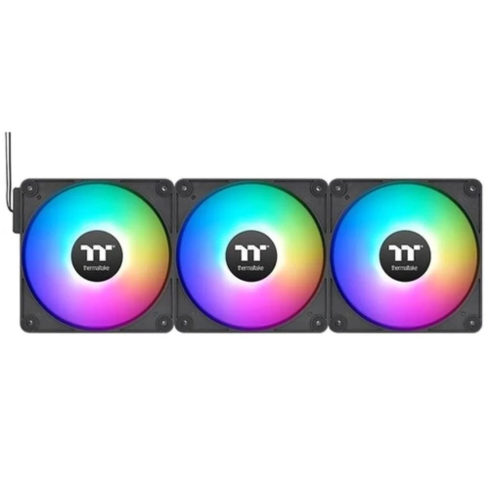 Вентилятор для корпуса Thermaltake CT120 EX Sync ARGB 120х120x25 черный 4-pin 28.5дБ (упак.:3шт) (CL-F181-PL12SW-A) Ret [CL-F181-PL12SW-A]