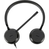 JABRA EVOLVE 20 MS Stereo USB Headband, Noise cancelling, USB connector, with mute-button and volume control on the cord, with foam ear cushion, Microsoft optimized