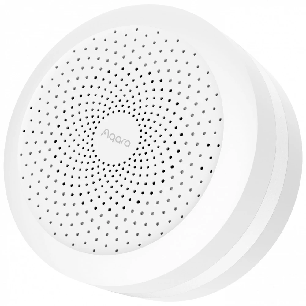 Центр умного дома Aqara Hub M1S Gen 2 /Wi-Fi 2.4 ГГц/Zigbee 3.0/динамик 2 Вт/пользовательские рингтоны/RGB-подсветка/датчик освещённости/работает с Aqara Home или HomeKit/белый (HM1S-G02)