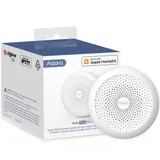 Центр умного дома Aqara Hub M1S Gen 2 /Wi-Fi 2.4 ГГц/Zigbee 3.0/динамик 2 Вт/пользовательские рингтоны/RGB-подсветка/датчик освещённости/работает с Aqara Home или HomeKit/белый (HM1S-G02)