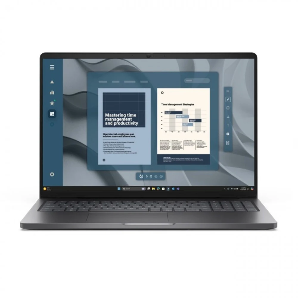 Dell Pro 16 PC16255/AMD Ryzen 5 220/8GB/512GB SSD/16.0&quot FHD+/Integrated/FgrPr/FHD/IR Cam/Mic/WLAN + BT/Backlit Kb/3 Cell/Ubuntu/vPro/1YwPS
