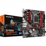 Материнская плата, Gigabyte, B760M GAMING AC DDR4 (4719331851477), LGA1700, iB760, 2xDDR4 2666/2933/3200, 4xSATA3, 2xM.2 (PCI-E 4.0x4/x2), Raid, 1xD-Sub, 1хDP, 1xHDMI, 1xPCI-Ex16, 1xPCI-Ex1, WiFi, m