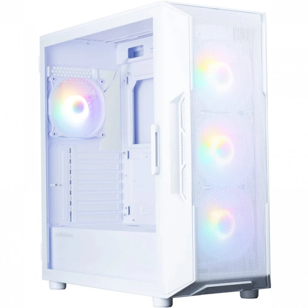 Корпус Zalman i3 Neo V2 белый без БП ATX 4x120mm 5x140mm 2xUSB2.0 1xUSB3.0 audio bott PSU