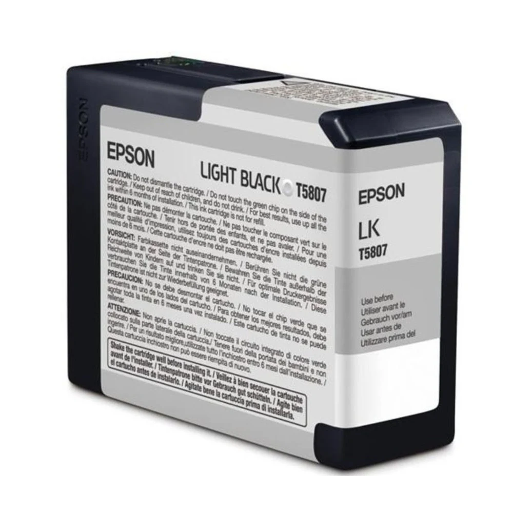 Картридж струйный Epson T5807 C13T580700 серый (80мл) для Epson St Pro 3800