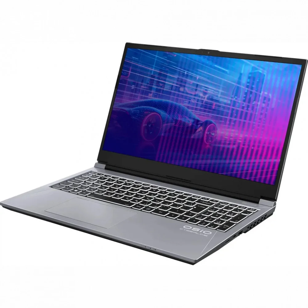 Ноутбук CyberLine C150i-002 15.6"(1920x1080 IPS (матовый, 144Hz) )/Intel Core i5 12600H(2.7Ghz)/16384Mb/512PCISSDGb/noDVD/Ext:nVidia GeForce RTX4050(6144Mb)/Cam/BT/WiFi/52.6WHr/war 1y/2.1kg/Titan/no