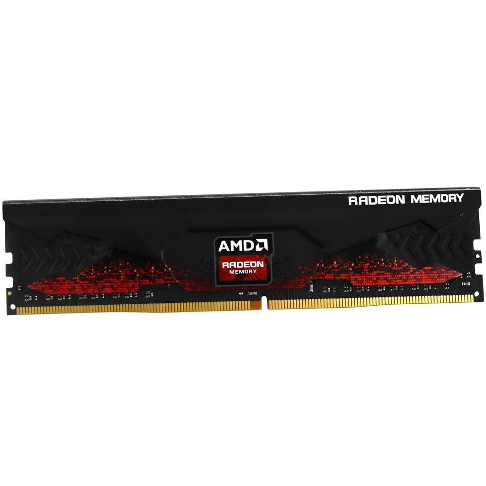 Модуль памяти AMD Radeon™ R7 Performance Series Black Gaming Memory R7S48G2606U2S 8GB DDR4 2666 DIMM Non-ECC, CL16, 1.2V, Heat Shield, RTL, (182941)