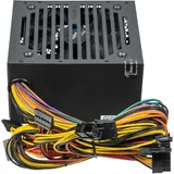 Блок питания, Aerocool, VX PLUS 600, 600W, ATX, (230V None-PFC), 20+4 pin, 4+4pin, 4*Sata, 3*Molex, 1*FDD, 2*PCI-E 6+2 pin, Поддержка Haswell, Вентилятор 12 см, Кабель питания, Чёрный