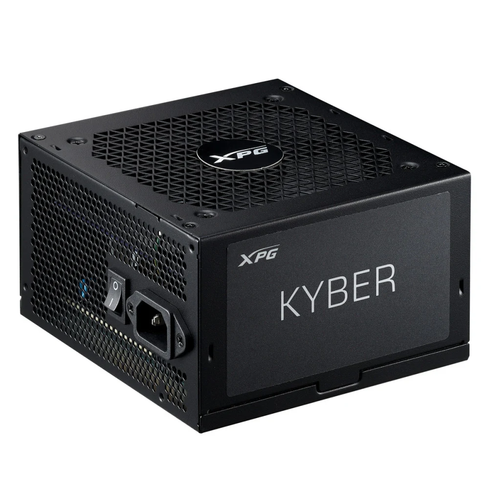 Блок питания, XPG, KYBER, KYBER850G-BKCEU, 850W, ATX 3.1, Gold, 20+4 pin, 4+4 pin, 8pin, 6*Sata, 2*Molex, 2*PCI-E 6+2 pin, 12VHPWR, Non-modular, Вентилятор 12 см, Чёрный