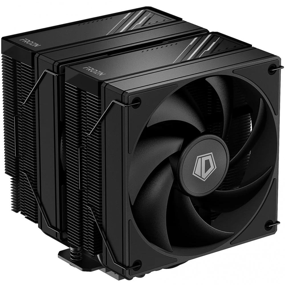 Кулер для процессора ID-COOLING FROZN A620 BLACK LGA1700/1200/115X/AM5/AM4 (6шт/кор, TDP 270W, PWM, черный, 6 тепл.трубок + медная база, FAN 120mm) RET