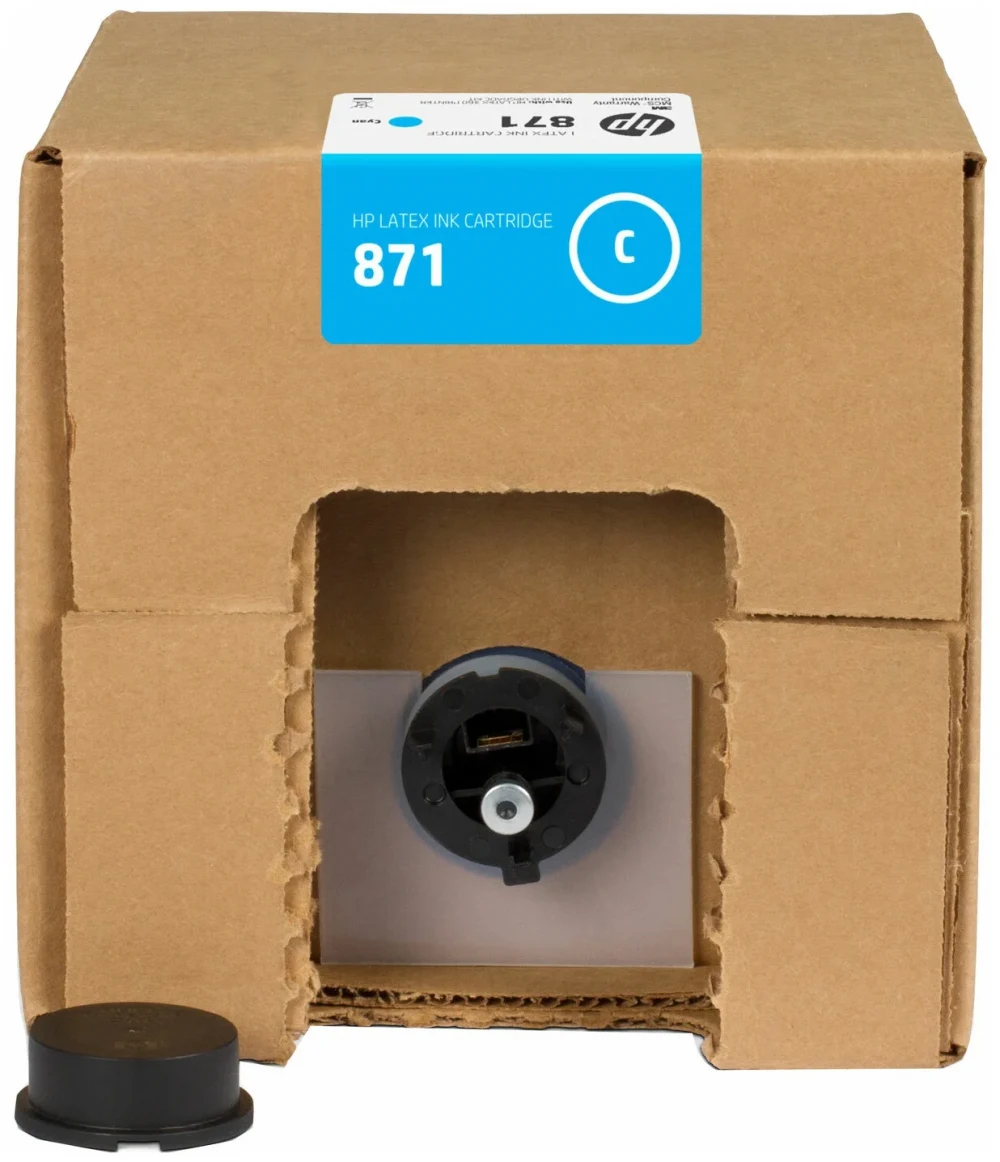 Картридж HP Europe/G0Y79C/Латексный чернильный/голубой/№871/3 000 мл G0Y79C