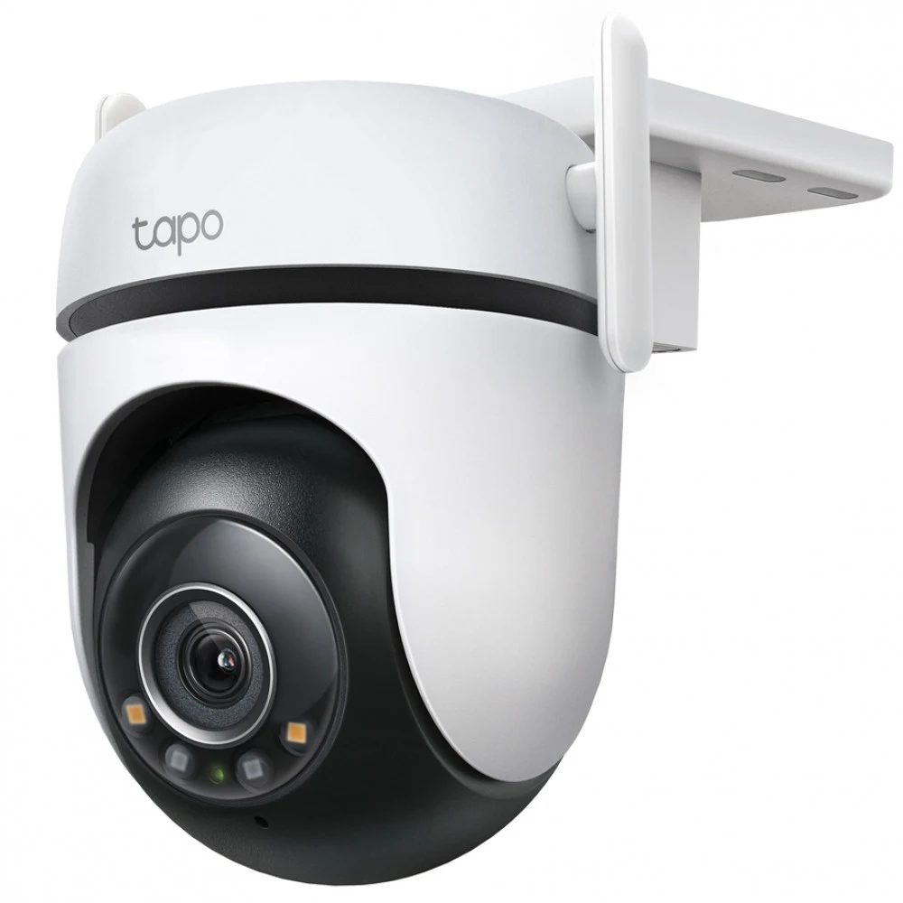 Уличная камера Tp-Link Tapo C520WS /4 МП/QHD 2560×1440/microSD до 512 ГБ/поворот на 360° и 130°/ночное видение до 30 м./звук.сигнализация/закрытие объектива/двустор. аудиосвязь/уведомления/голос. уп