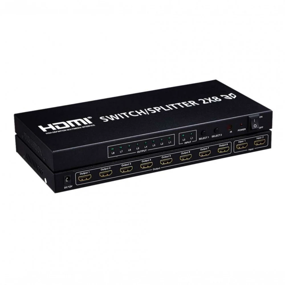 Сплиттер HDMI 2x8, HDSP8-G