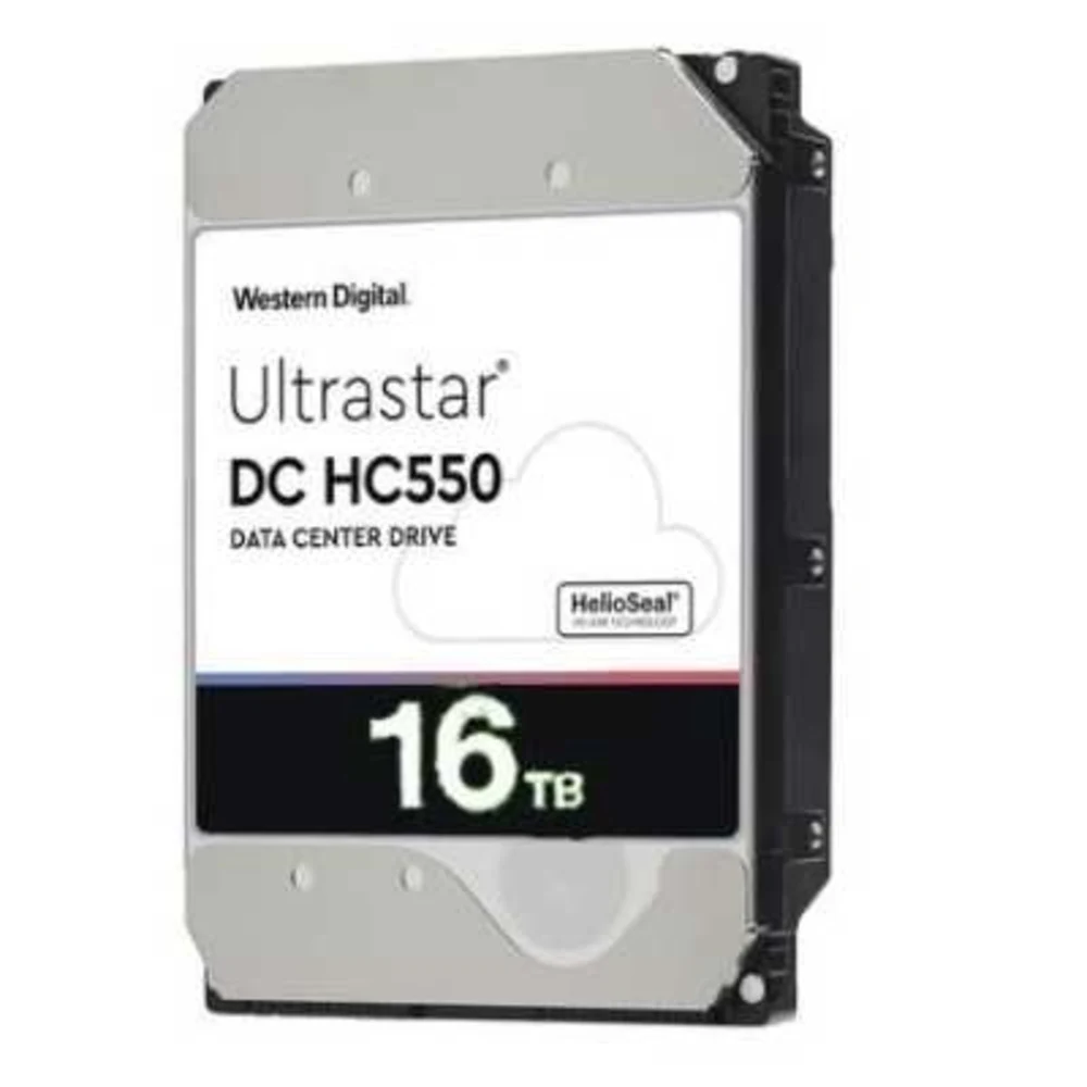 Western Digital Ultrastar DC HС550 HDD 3.5" SATA 16Тb, 7200rpm, 512MB buffer, 512e (WUH721816ALE6L4), 1 year