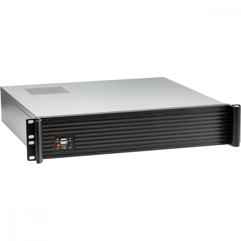 Серверный корпус ExeGate Pro 2U420-06 <RM 19", высота 2U, глубина 420, без БП, USB> (деф. корпуса)