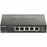 Коммутатор D-Link DGS-1100-05PDV2/A1A Настраиваемый L2 коммутатор с 5 портами 10/100/1000Base-T (2 порта PoE 802.3af, PoE-бюджет 18 Вт (802.3at) или 8 Вт (802.3af), 1 порт для питания коммутатора по