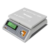 Порционные весы M-ER 326 AFU-15.1 "Post II" LCD RS-232 "Интерфейс RS-232 Индикация: ЖКИ с подсветкой Габариты: 290х265х110 мм Платформа: 255x205 мм Питание: адаптер+аккумулятор Максимальный вес: 15