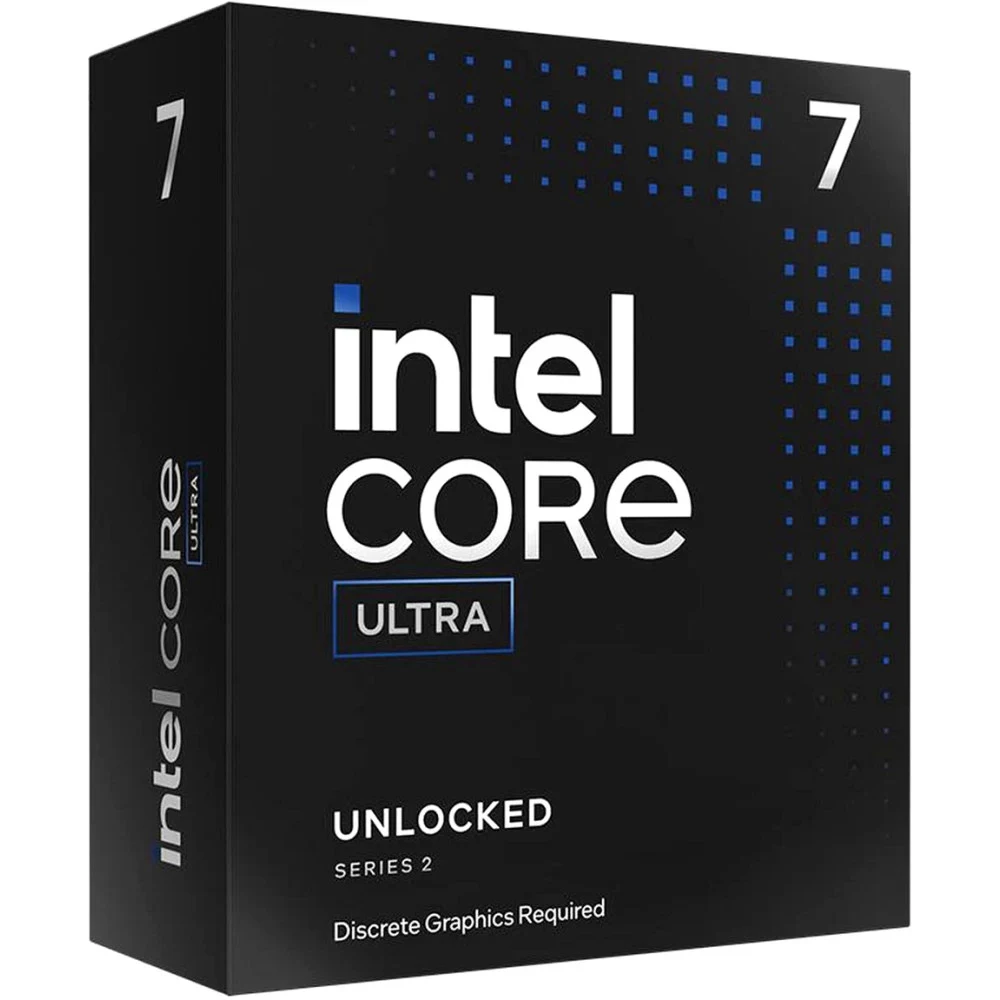 Центральный Процессор Intel Core Ultra 7 265KF BOX (Arrow Lake, C20(12EC/8PC)/T20, 3,3/5,5GHz, Without Graphics, L2 36Mb, Cache 30Mb, TDP 125/250W, S1851)