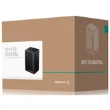 Компьютерный корпус, Deepcool, CH170 DIGITAL R-CH170-BKNPI0D-G-1, Mini-ITX, Type-C*1/3.0*2, HD-Audio, Высота процессорного кулера до 172мм, Длина VGA до 305мм (до 230мм при блоке АТХ), 1*3.5" или 1*