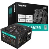 Блок питания, Huntkey, ECO650, 650W, ATX, APFC, 20+4 pin, 2*4+4pin, 3*Sata, 3*Molex, 2*PCI-E 6+2 pin, Вентилятор 12см, Кабель питания, Чёрный