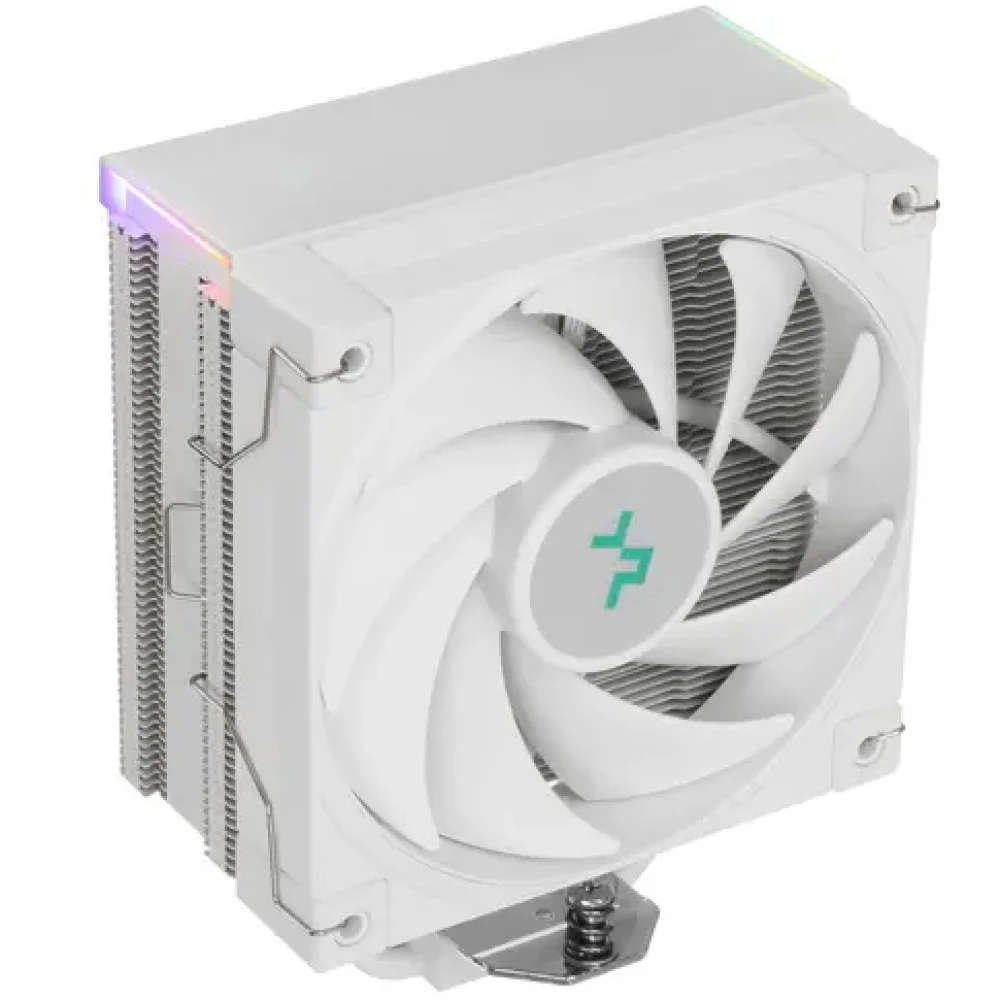 Кулер для процессора, Deepcool, AK400 DIGITAL WH R-AK400-WHADMN-G, Intel 1700/1200/115х и AMD AM5/AM4, 220W, 120мм, 500-1850±10%/об/м, 68.99 CFM, 28 dB(A), 4pin, 126х97х156мм, Белый