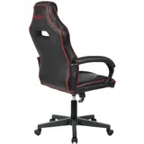 Кресло игровое A4Tech Bloody GC-300 черный/красный ткань/эко.кожа крестов.
