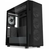 Корпус ПК без блока питания/ Case SAMA S40 Black, Midi-Tower, TG, 4x120mm ARGB, 2xUSB 3.0 + 1xUSB 3.1 Type-C, ATX, mATX, mITX Black