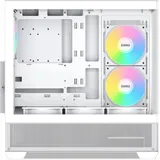 Корпус ПК без блока питания/ Case SAMA V40 White, Midi-Tower, TG, 6x120mm ARGB, 2xUSB 3.0 + 1xUSB 3.1 Type-C, ATX, mATX, mITX White