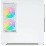 Корпус ПК без блока питания/ Case SAMA V40 White, Midi-Tower, TG, 6x120mm ARGB, 2xUSB 3.0 + 1xUSB 3.1 Type-C, ATX, mATX, mITX White