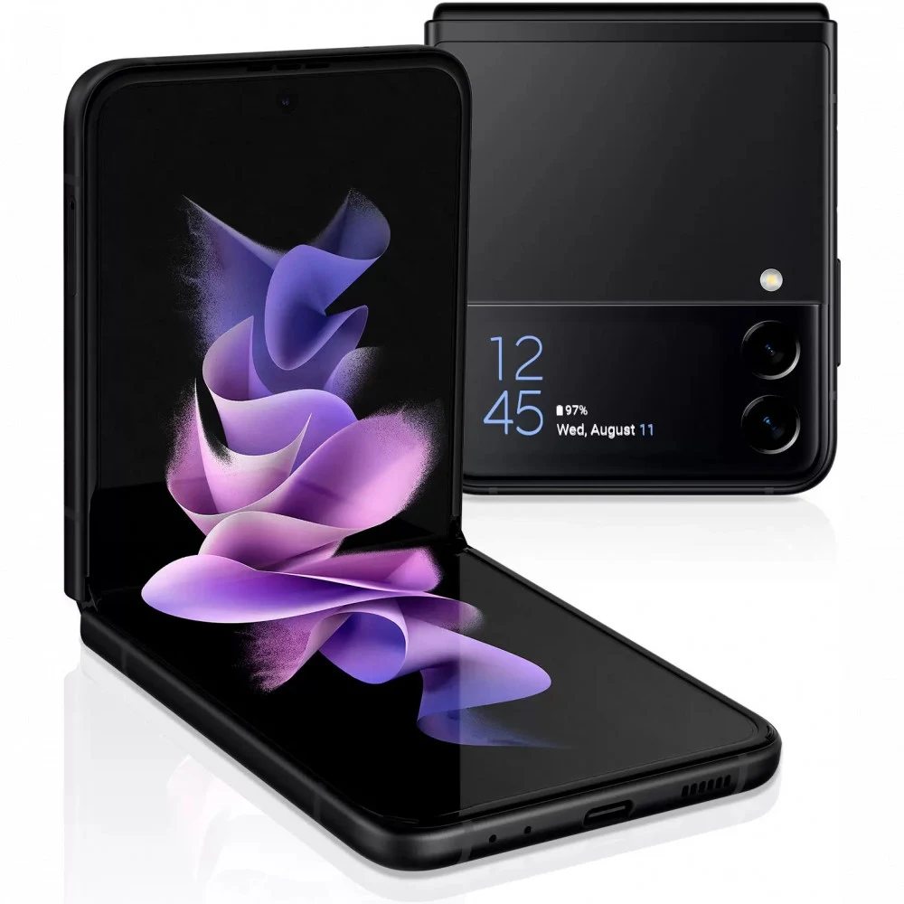 Смартфон Samsung Galaxy Z Flip 3 128GB, Black (SM-F711BZKASKZ)