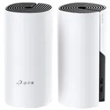 TP-Link Deco E4(2-pack), AC1200 Домашняя Mesh Wi-Fi система, 2 устройства, до 300 Мбит/с на 2,4 ГГц + до 867 Мбит/с на 5 ГГц, 2 встр. антенны, 2x10/100 Мбит/с (автоопределение WAN/LAN)