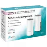 TP-Link Deco E4(2-pack), AC1200 Домашняя Mesh Wi-Fi система, 2 устройства, до 300 Мбит/с на 2,4 ГГц + до 867 Мбит/с на 5 ГГц, 2 встр. антенны, 2x10/100 Мбит/с (автоопределение WAN/LAN)