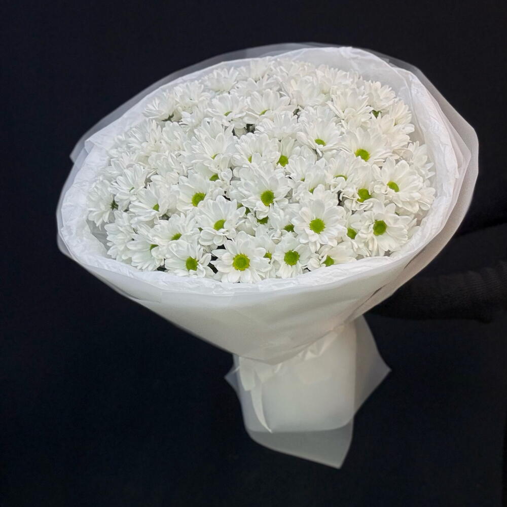 Букет из белых ромашек