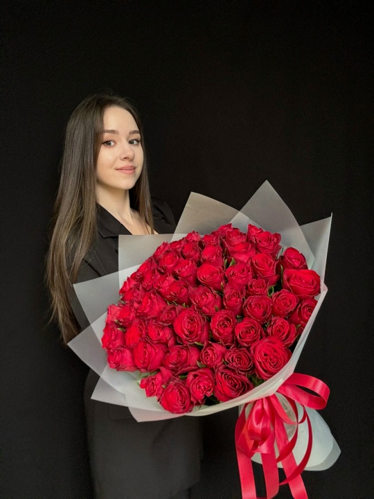 Букет 51 красная роза