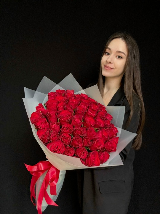Букет 51 красная роза