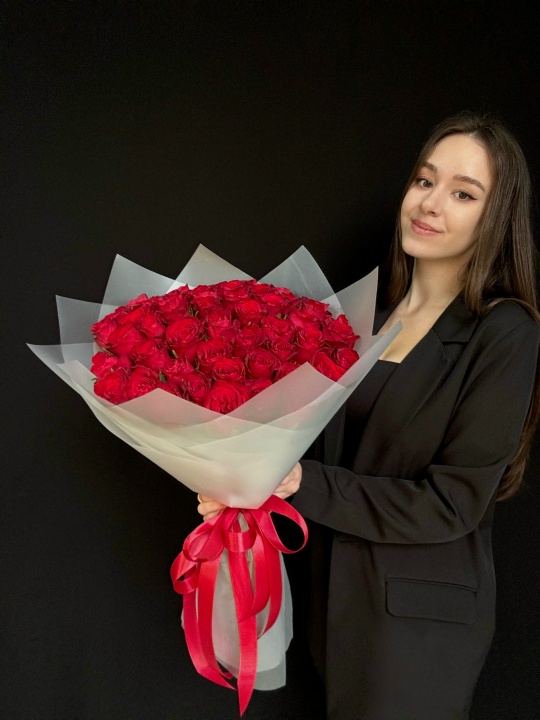 Букет 51 красная роза