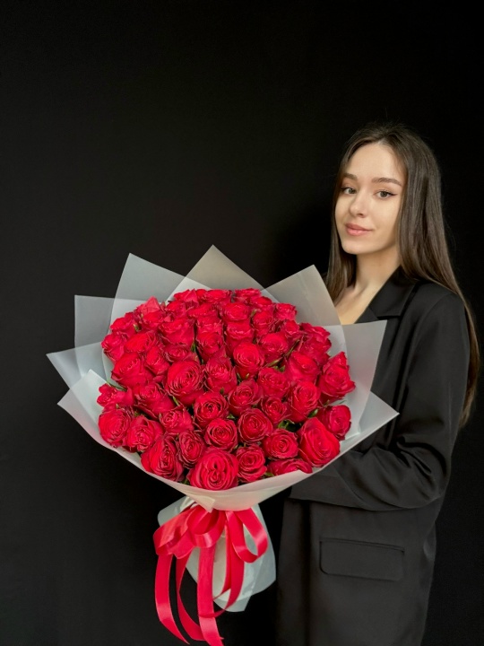 Букет 51 красная роза
