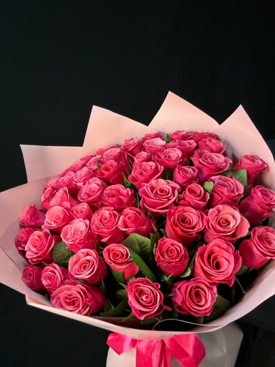 Букет 51 розовая роза