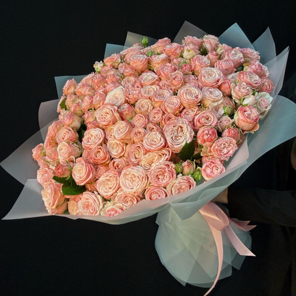 51 кустовая пион роза Бомбастик L