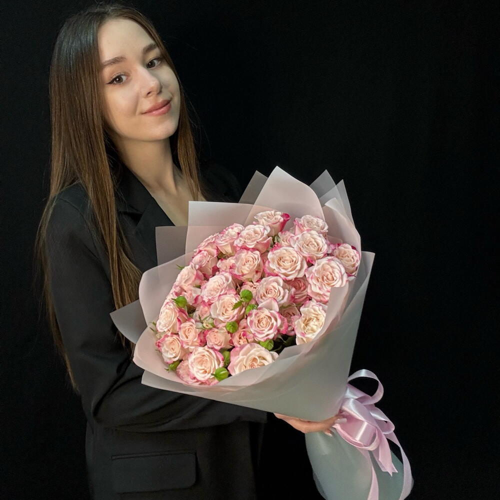 Букет кустовые розы Reflex (размер XS) 