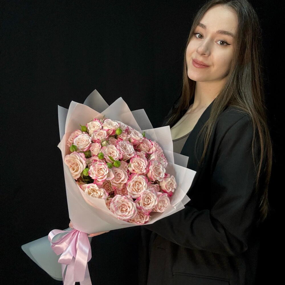 Букет кустовые розы Reflex (размер XS) 