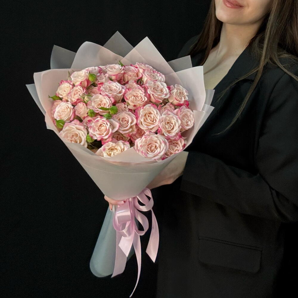 Букет кустовые розы Reflex (размер XS) 