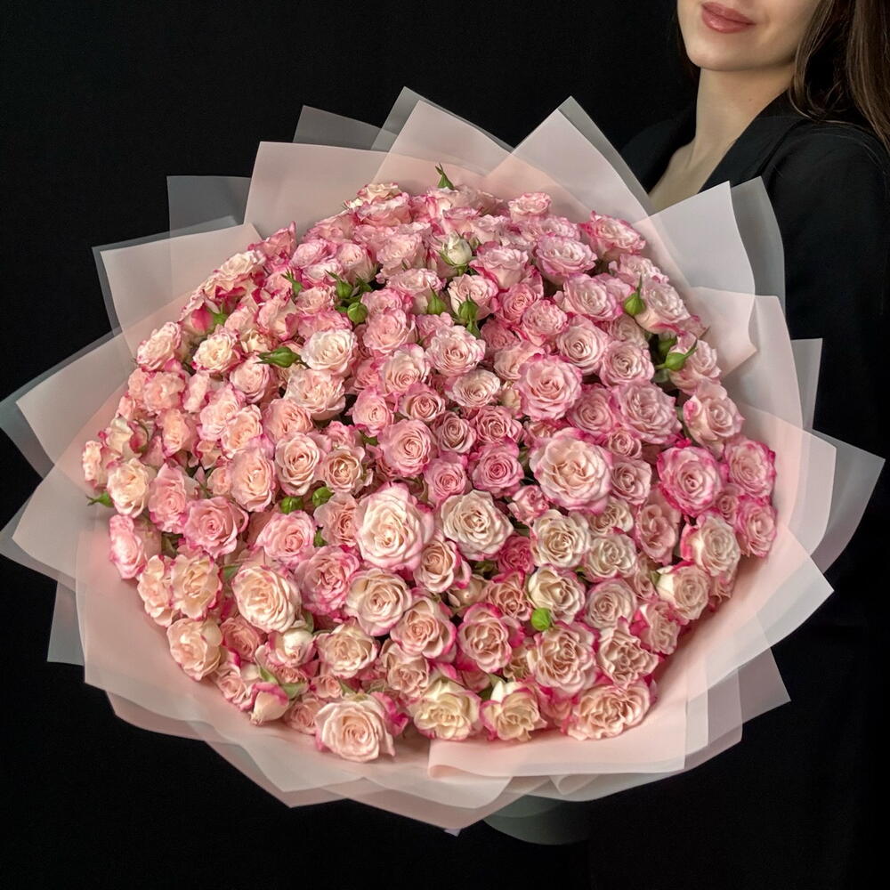 Букет 51 кустовая роза Reflex (размер L)