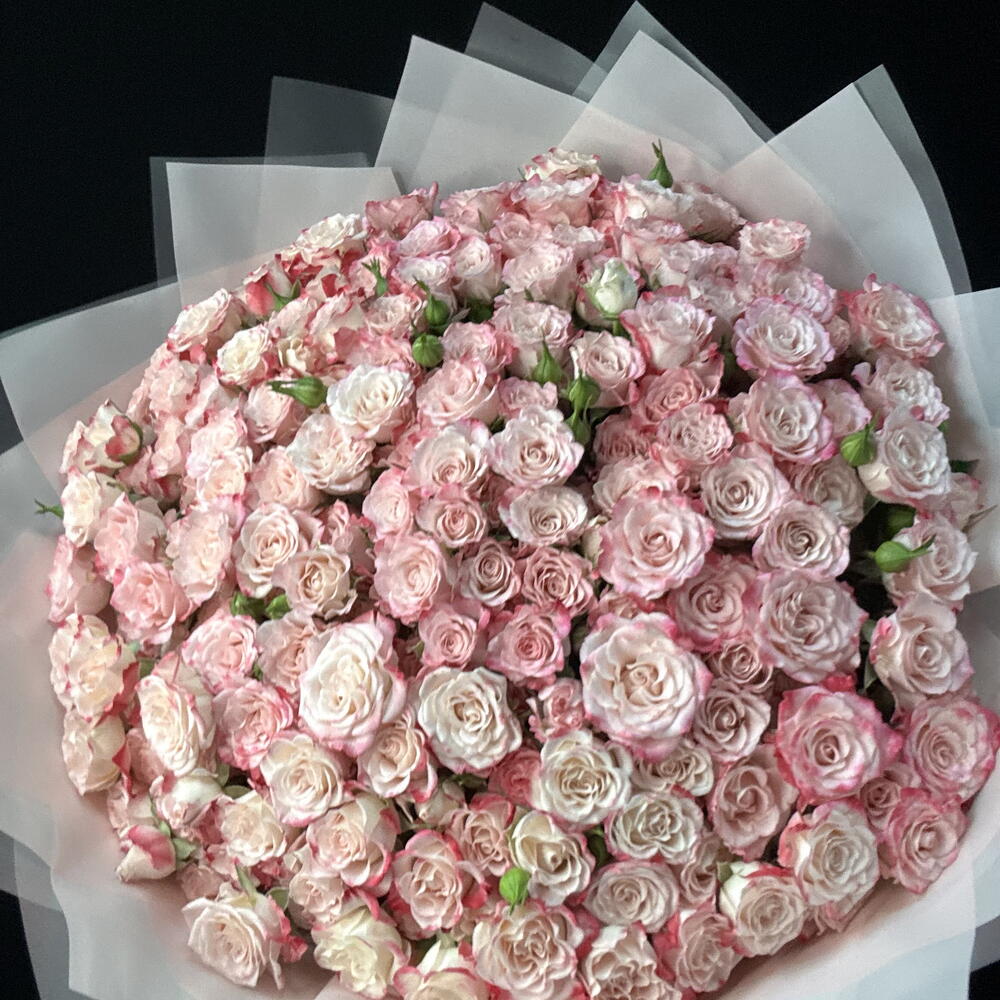 Букет 51 кустовая роза Reflex (размер L)