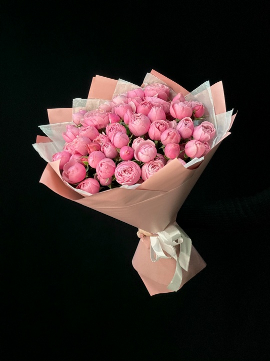 Кустовые пион розы Сильва Пинк 15 шт (мб 299)