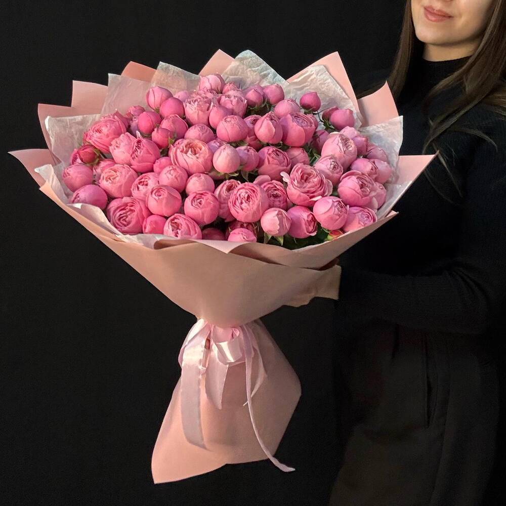   Кустовые пион розы Сильва Пинк 25 шт (мб 300)