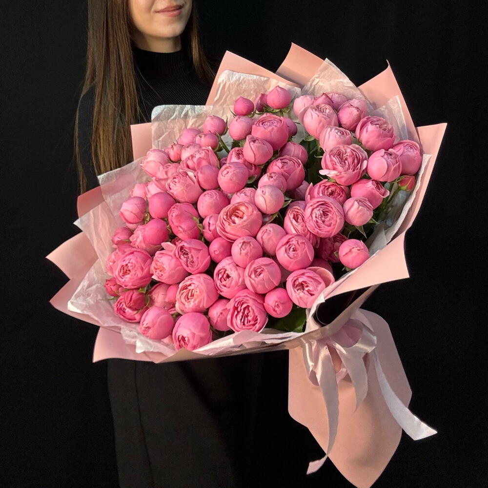   Кустовые пион розы Сильва Пинк 25 шт (мб 300)