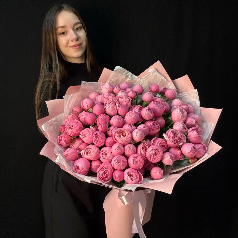   Кустовые пион розы Сильва Пинк 25 шт (мб 300)